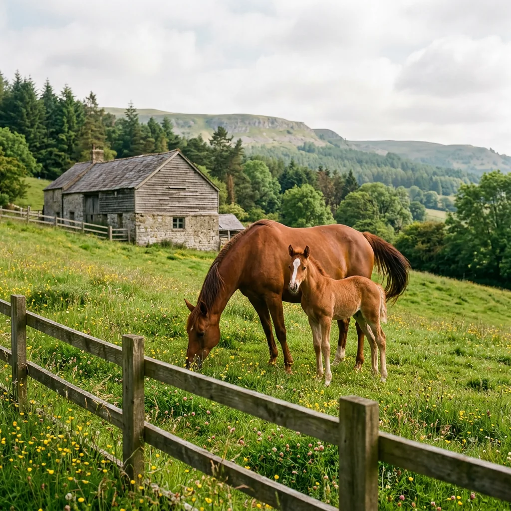 Élevage de chevaux, Les Écuries de l'Envers, Saint-Jean-de-Sixt